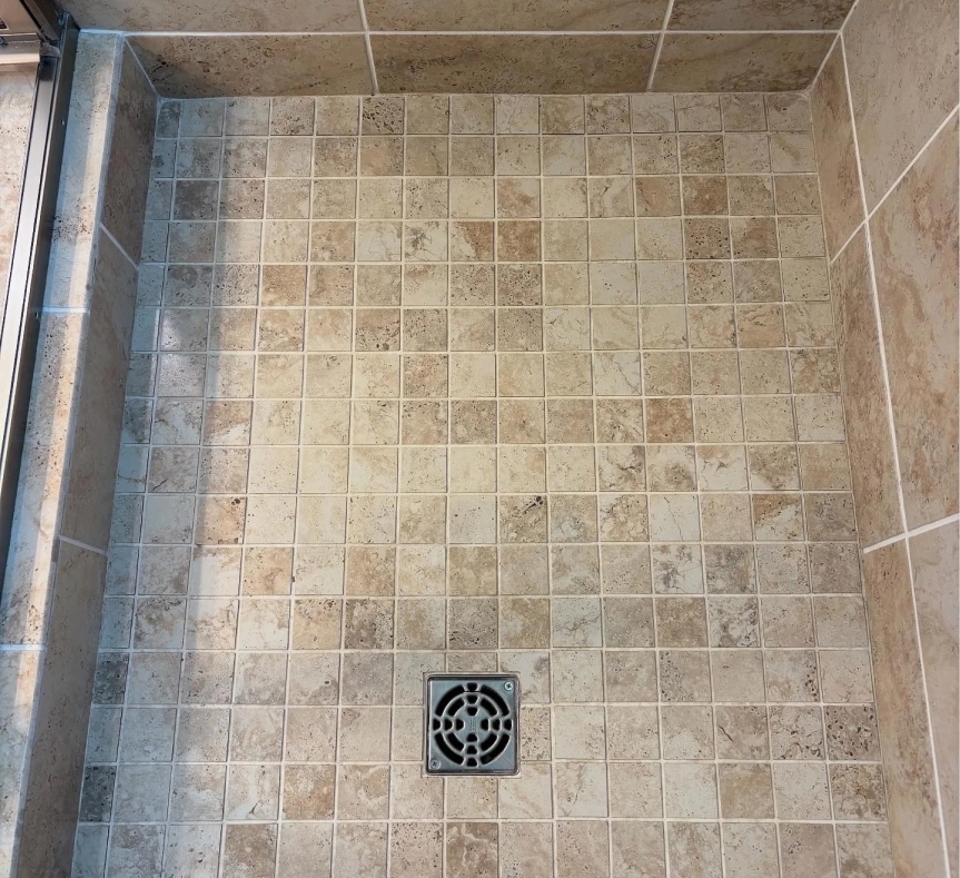 Shower Floor Before