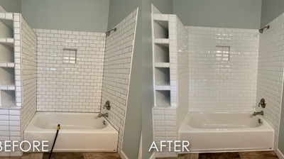Shower Color Stain Photo