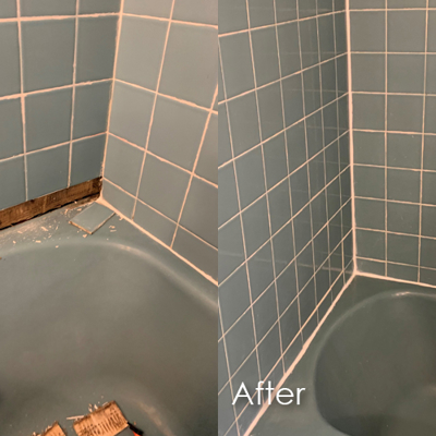 Bathtub Recaulking Photo
