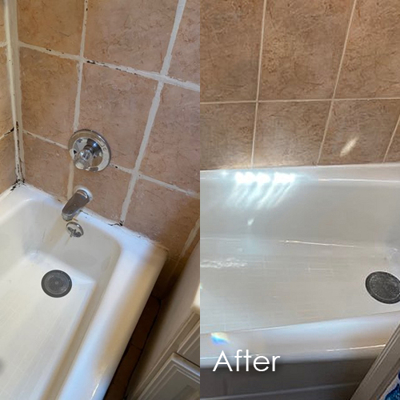 Bathtub Regrouting Photo