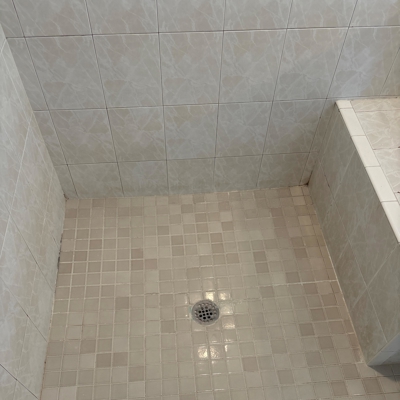 Olson Shower Pan Before Photo