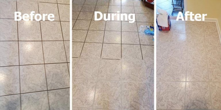 grout color sealing Sterling VA