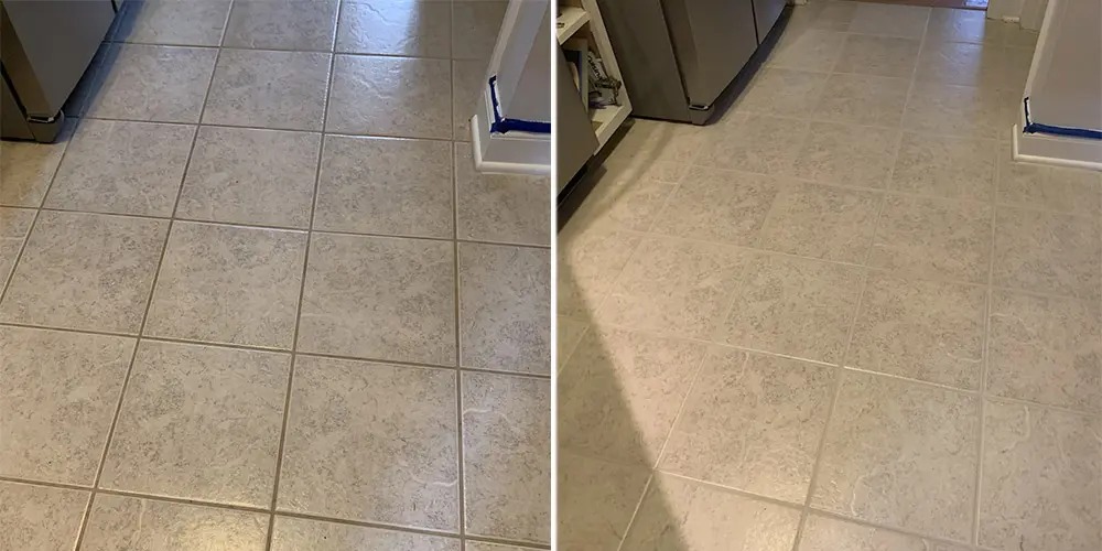 grout cleaning before and after