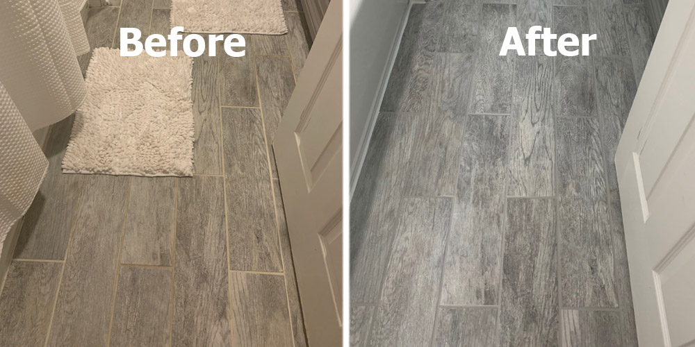 How Do You Fix Discolored Grout The, How To Fix Discolored Vinyl Floor