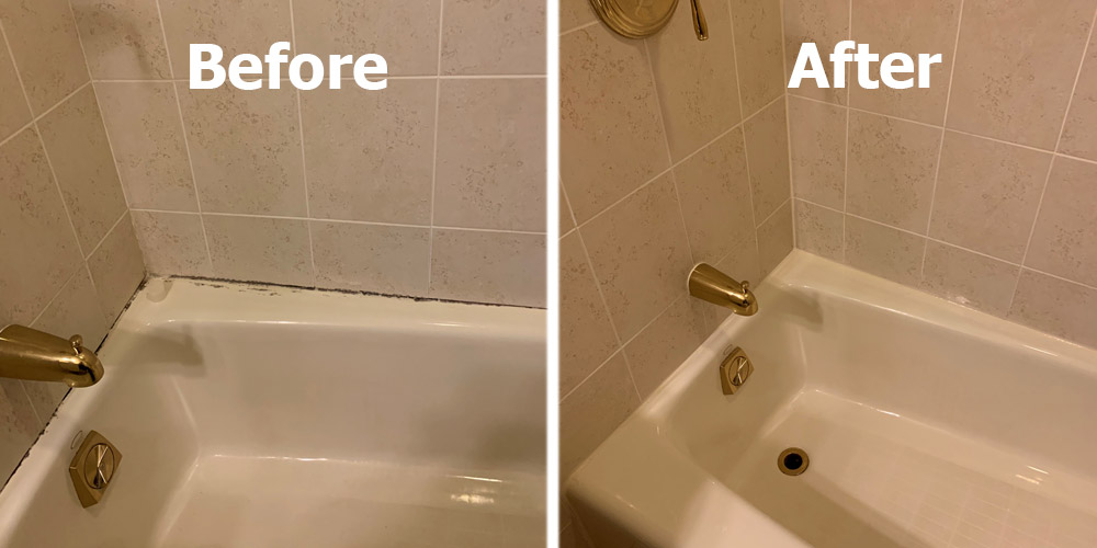 Recaulking Failing Caulk Is Important, How To Recaulk A Bathtub