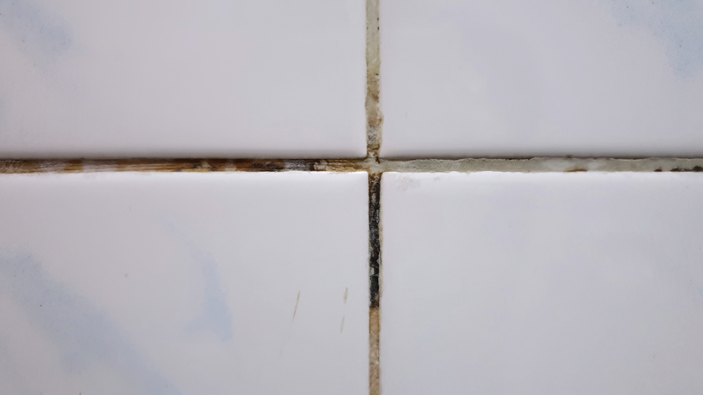can you use ammonia or bleach to clean grout