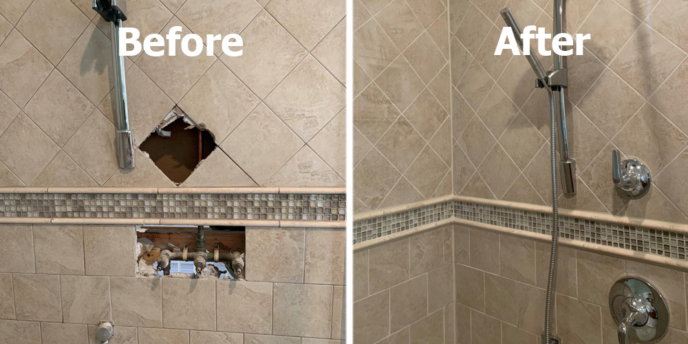 tile water damage restoration