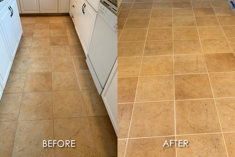 How To Tile A Concrete Basement Floor, Installing Ceramic Tile Floor In Kitchen