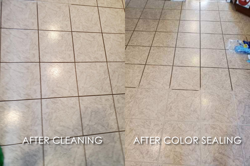 tile cleaning grout cleaning color sealing