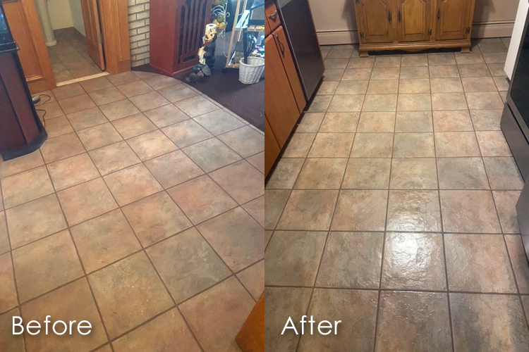 grout cleaning & sealing in just one day
