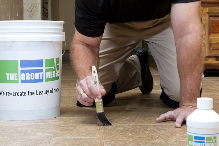 If putting down new grout, sealing is important.
