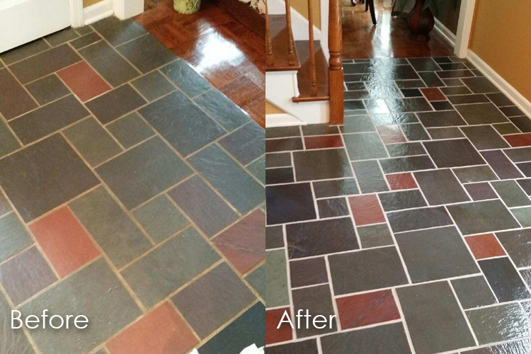 grout and tile cleaning and sealing