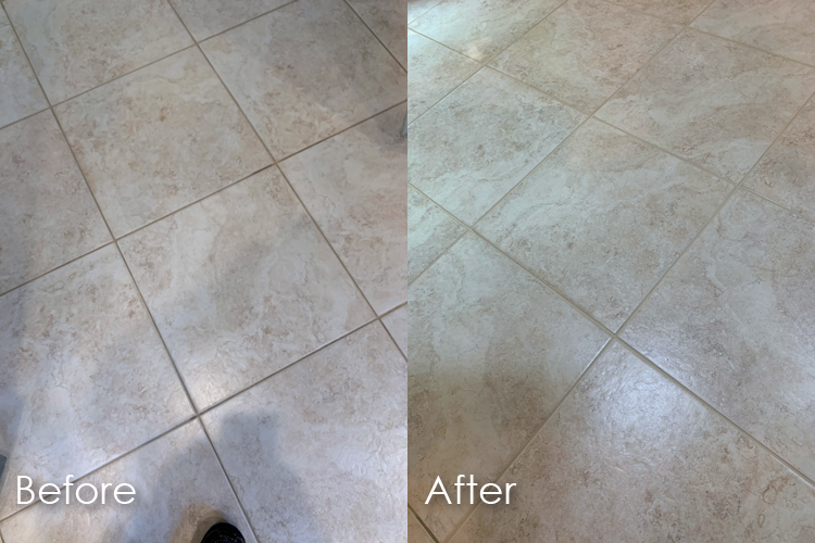grout color staining