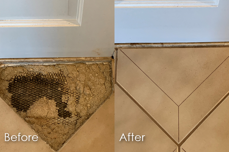 tile repairs by The Grout Medic