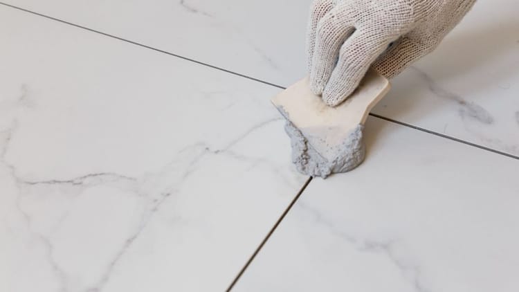 removing grout sealer from porcelain tile